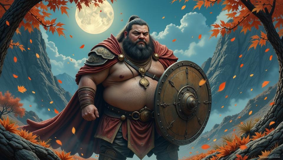 Lord of the Rings universe, photograph, angle from above of an obese Chinese Male Brownie , he is Vlogging