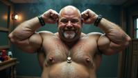 DC Comics universe, photograph, Magical fat Vintage Male Brownie , winking