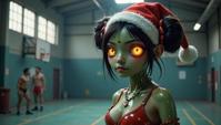 photograph, Industrial Female Murloc of Mythology , she is Melting and Dynamic, she is reimagined as a path of exile game character