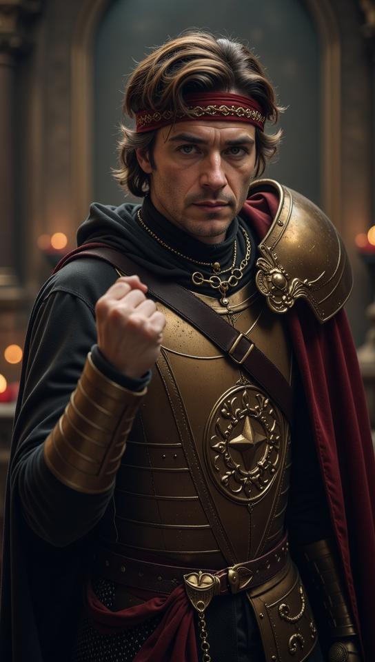 photograph, surreal, Knight Heavenly slight Male Vampire Tom Bombadil , he is feeling very flustered as a Dance teacher