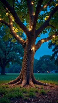 highly detailed, Beech, appealing, at Nighttime