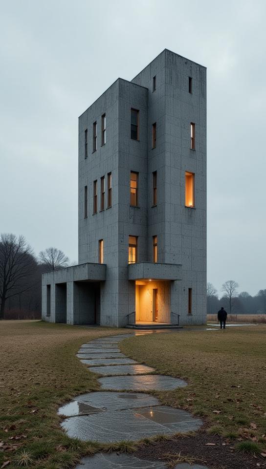 building, architecture of a American Fort, body oriented performances, expressive lines