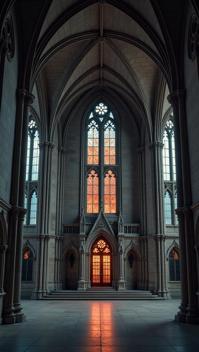 building, art by Oscar Niemeyer , architecture of a Gothic Temple, Bimbocore