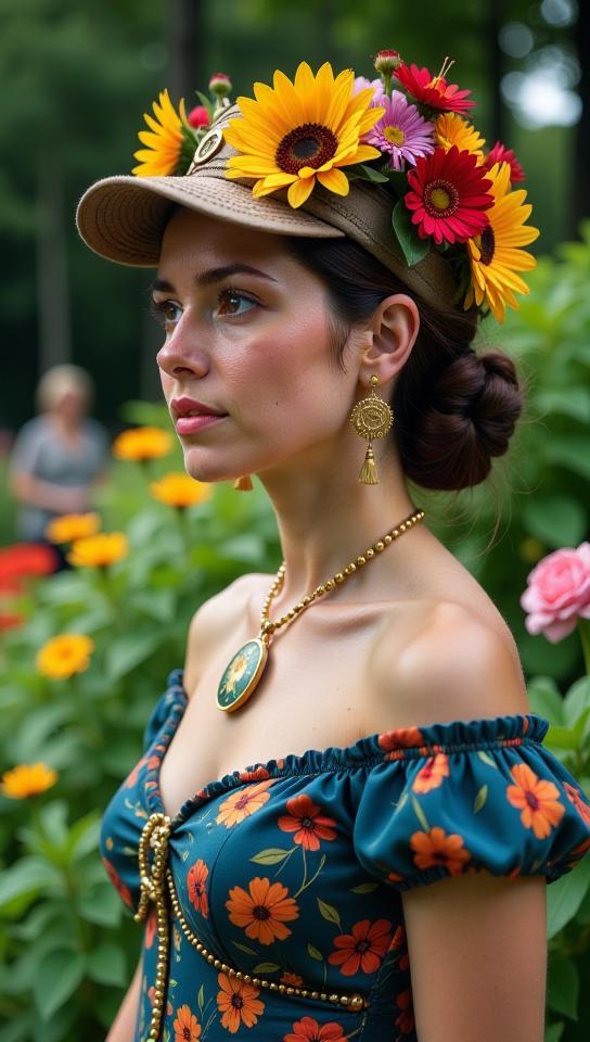 photograph, garden, Golden ratio, Mad Woman