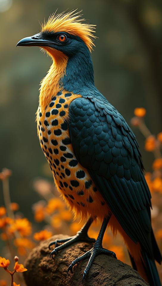 Skirted Cuckoo with Cheetah print, Flickr, lush, highly decorated