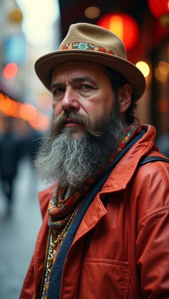 photograph, plump Guy, , wearing headwear