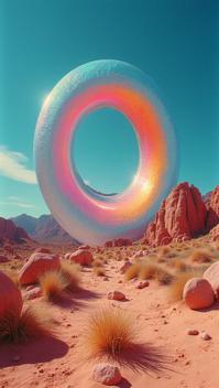 photograph, surreal design, intense, Oversized Heliosheath