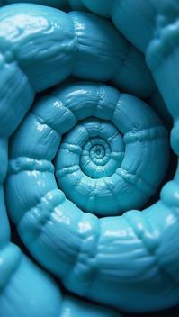 art by Guido van Helten, photograph, Cyan theme , Sci fi Georgian tamale parsnips