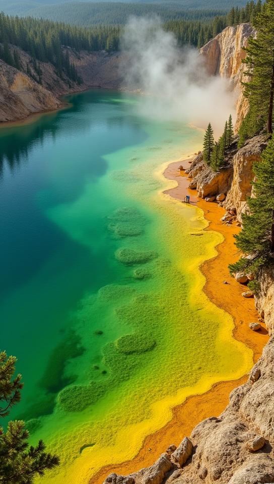 photograph, electric yellow Algae Spruce , Unappetizing and Aesthetic, Turquoise theme