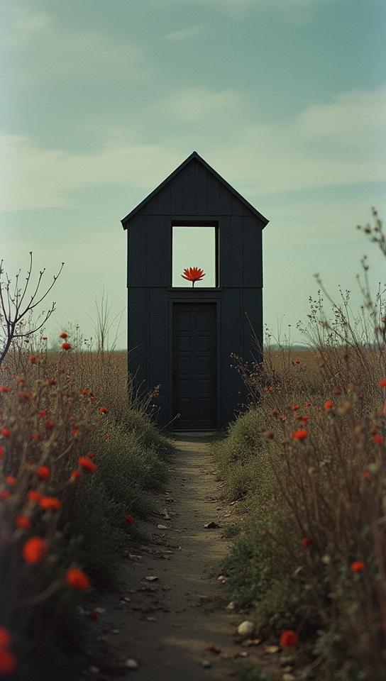 designed by Carsten Meyerdierks, photograph, elegant, Charred Matte Black and Glossy Black Dutch Flower
