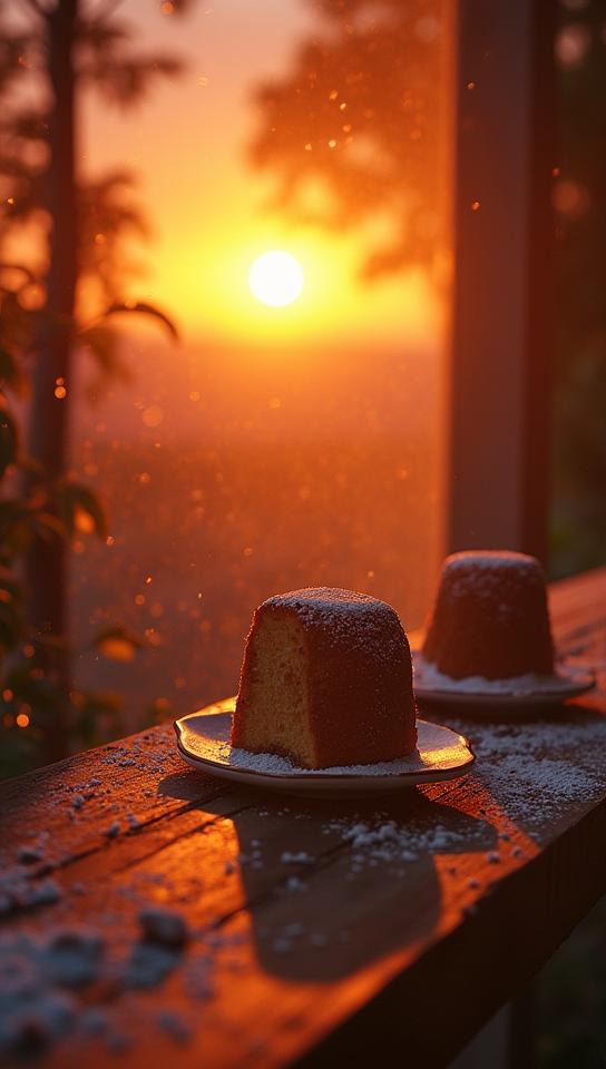 photograph, bake, very Lesser, at Golden hour