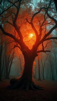designed by Christian Boltanski and Howard Schatz, photograph, Booby trapped Horrid Grunge Linden, at Sunset