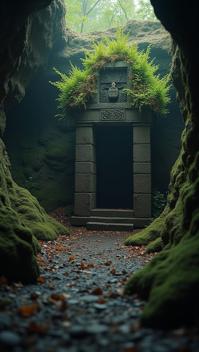 photograph, Deep rooted Aztec Shrub fondant au chocolat , desolate dungeon, at Dawn