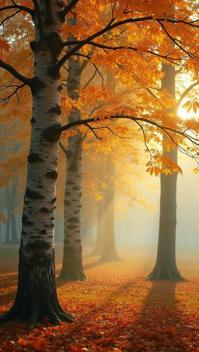 photograph, Conscious Birch tree, Vivid, Light