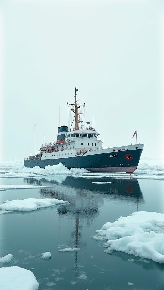 photograph, Melting Bangladeshi Icebreaker, simple background, double exposure
