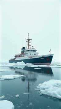 photograph, Melting Bangladeshi Icebreaker, simple background, double exposure