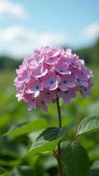 photograph, Hydrangea , Terrible, made from Meadow
