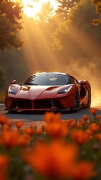 designed by Lisa Holloway , photograph, Fresh Sports car , at space