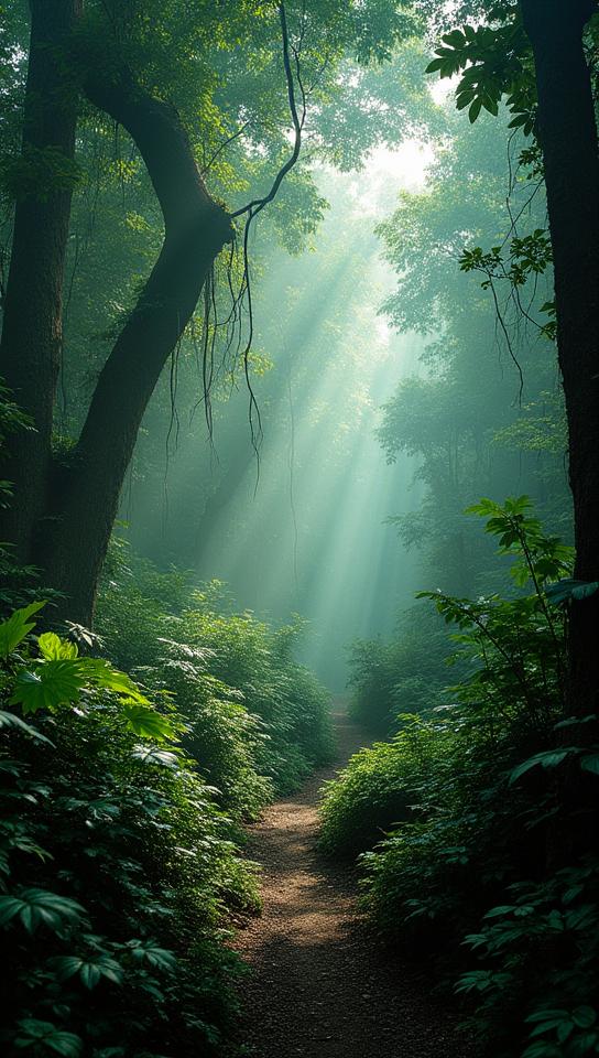 art by J M W Turner , photograph, dense jungle, Majestic marionberry