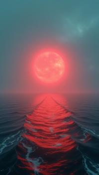 photograph, Red Dwarf, inside The Pacific Ocean, Winter