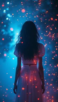 stylized by Miss Aniela , photograph, blue planet of the Woods , Fine art