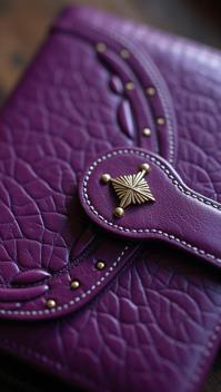 photograph, Sexy purple Zulu Binder, it is made by Bugatti, shallow depth of field