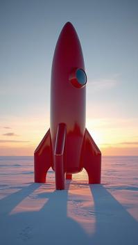 designed by Jon McNaught, photograph, Rocketship, very Avant Garde