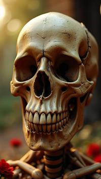 photograph, Baroque Regency Skull, Sharp and in focus, Hispanicore