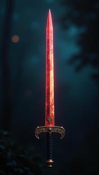by Paul Fusco , photograph, Lovecraftian Falchion, made from Dwarf Planet Pluto