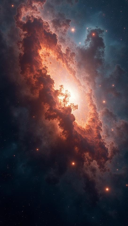 photograph, medium wide shot of a S Untidy Croatian Planetary nebula, Gutai Group, dynamic