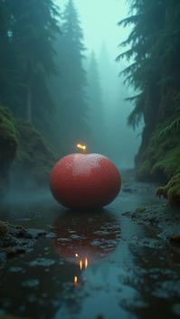 art by Nicolas Bruno and Mikko Lagerstedt, photograph, passion fruit Floating hotel , in a Sci Fi setting