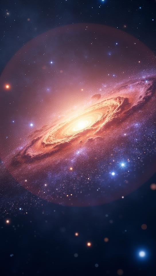 photograph, Magnificent Galactic halo, Stars in the sky, Bokeh