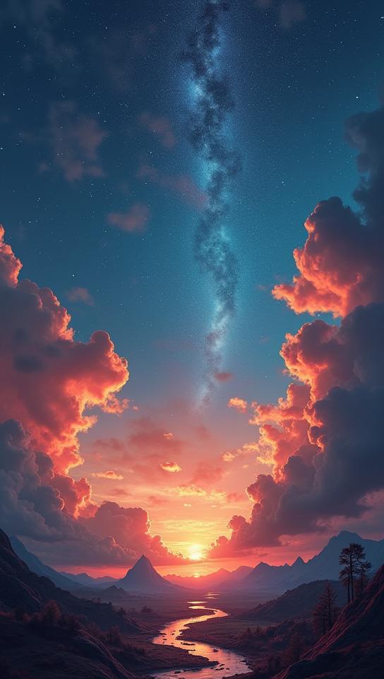 photograph, Loathsome Dark matter, Clear skies, Panorama