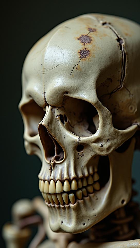 by Debbie Fleming Caffery and Miroslav Tich , photograph, Skulls , it is very Anxious