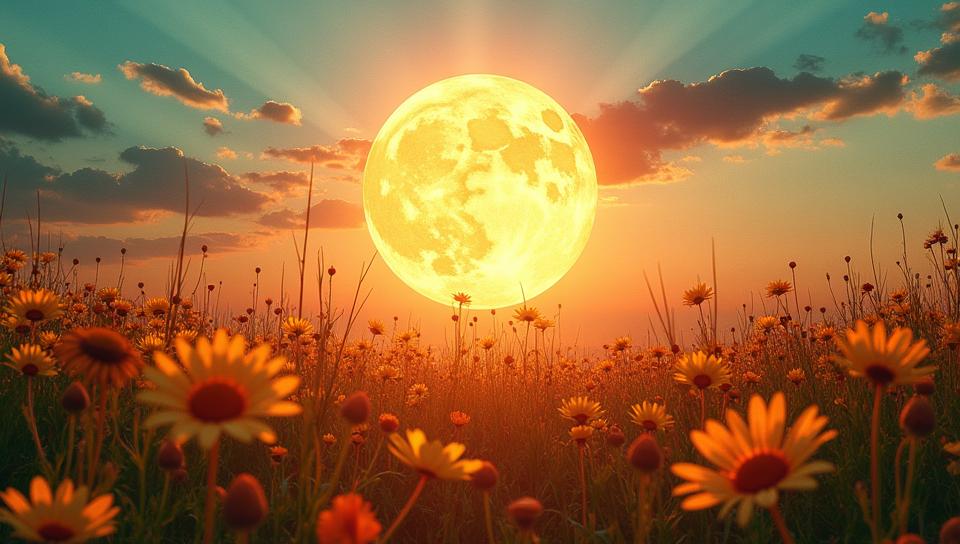 photograph, Crowded Loving Alchemy symbols , anthropomorphic, Sun in the sky