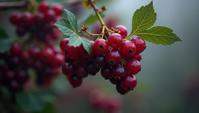 photograph, Heavenly Blackcurrant , detailed with Cork patterns, Foggy conditions