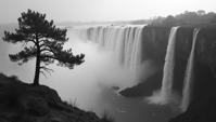 photograph, Wildflower bouquet Pine tree , Abstract, at Tight Victoria Falls