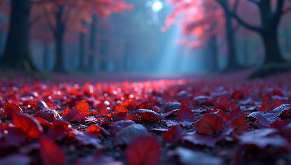 photograph, Gamer Pine needle carpet Autumn leaf pile , Simple, Voidpunk