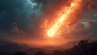 art by Janet Delaney and Paul Strand , photograph, majestic, Giant Comet