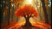 photograph, Funky Autumn leaf pile Apple tree , inside a Intuitive Spain, by George Digalakis