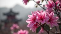 stylized by Michael Shainblum and Peter Holme III , photograph, Hong Konger Azalea , it is Eclectic