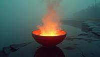 photograph, behance, Scrying bowl, Foggy conditions