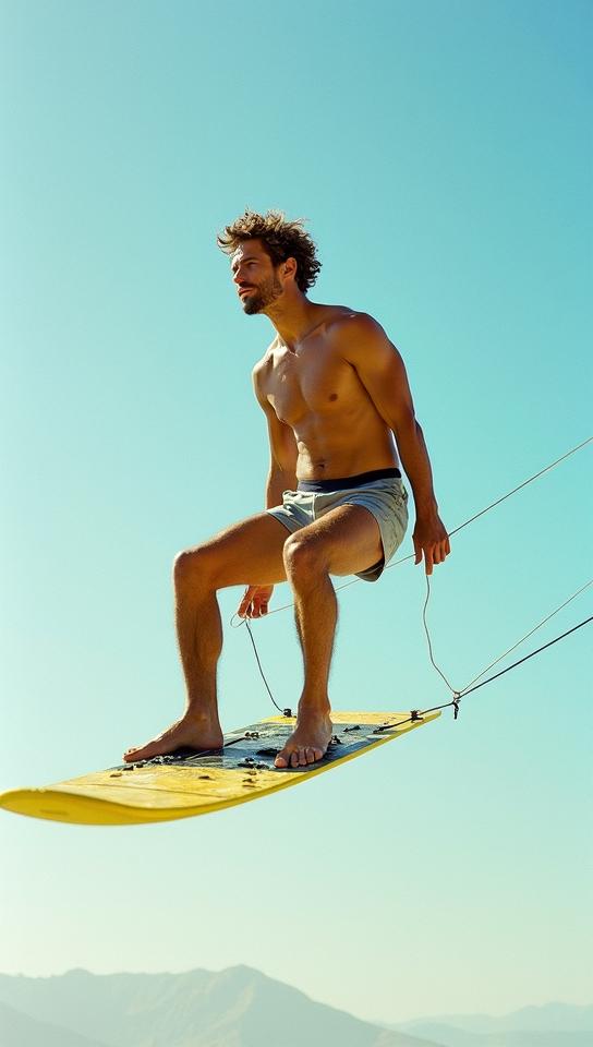 photograph, Kiteboard, Puny, Clear skies