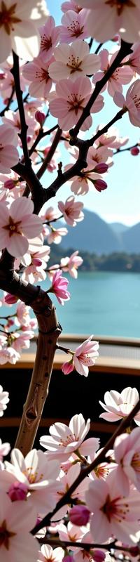 art by Joseph Cornell and Debbie Fleming Caffery and Dmitri Danish and Martin Parr , photograph, holy, Landscape of a White and Lavender Digital Age Cherry blossom tree