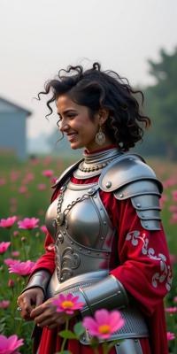 photograph, unique, insane details, zoomed out of a Freezing Tranquil heavyset Mughal Nathalie