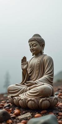 designed by Isaac Cordal and Peter Holme III and Stefan Gesell and Ando Fuchs , photograph, masterpiece, Sharp focus of a Weary Pop The Birth of Buddha