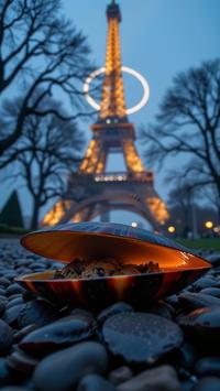 stylized by Daniel Jaems , photograph, award winning, Sharp focus of a Ludicrous Cromulent Mussel