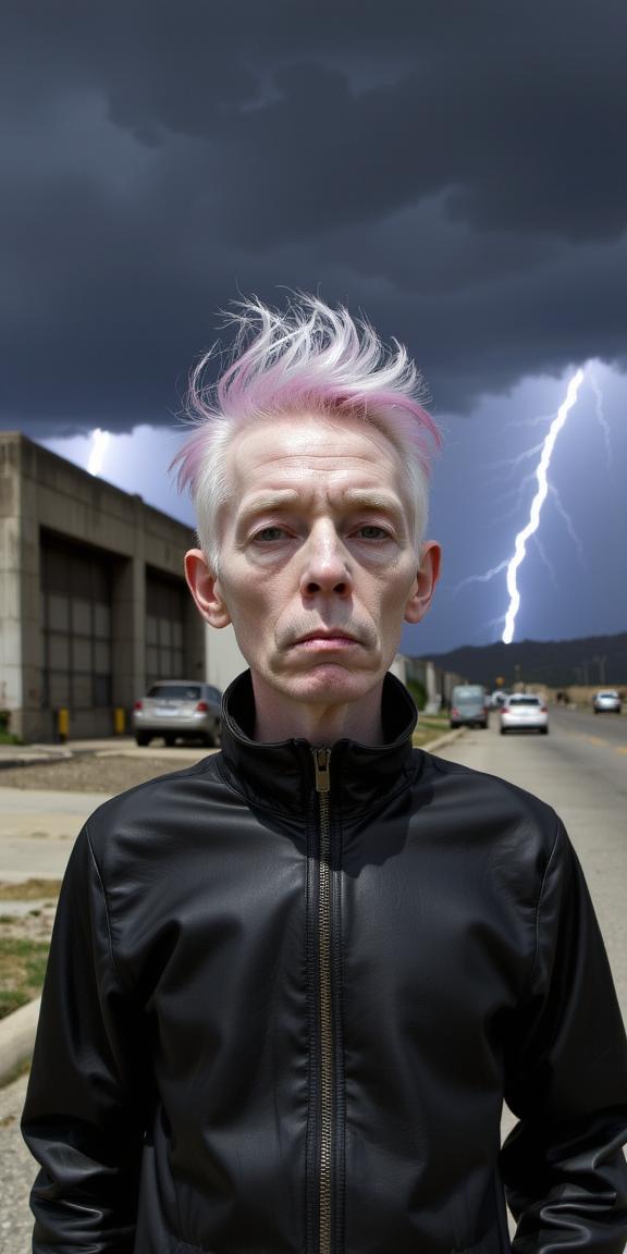 by Matthew Barney , photograph, best quality, wide shot of a Pixiecore Old slender American Male Space Alien