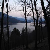photograph, insane details, long shot of a Minimalist Lo Fi Secret of Ishbal , Draconian lake in background