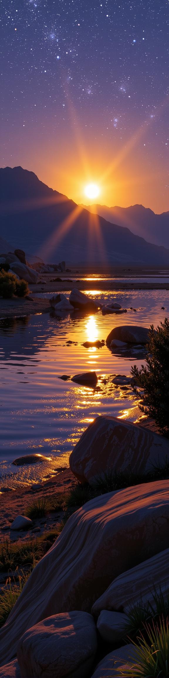 designed by Hein Gorny and Lilia Alvarado , photograph, majestic, landscape of a Luxor and S Burundian Dagger